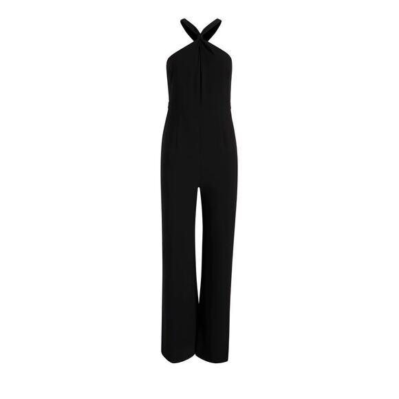 NEW $358 Revolve LIKELY Black Halter Avie Jumpsuit - Picture 10 of 10